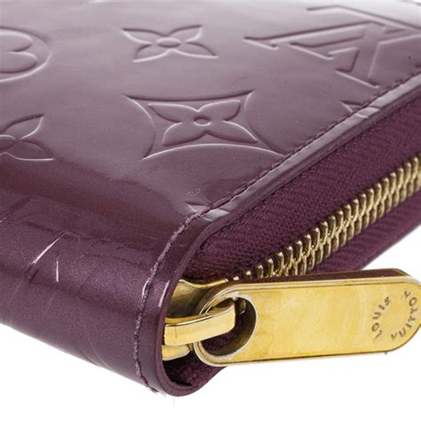 louis vuitton purple monogram vernis|louis vuitton wallet zippy.